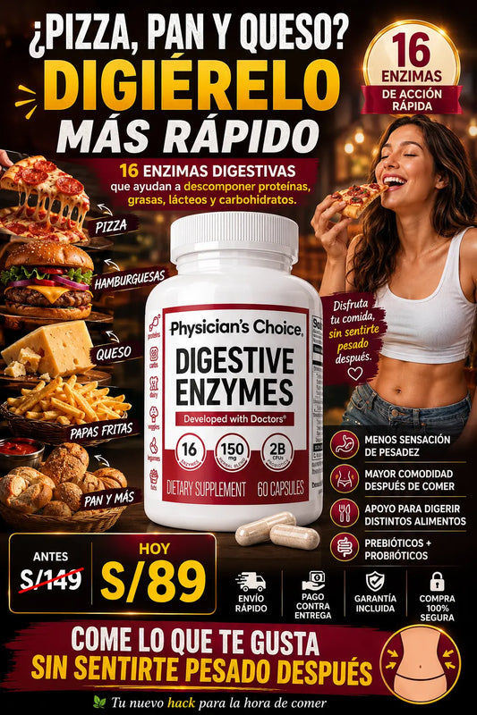 Physician's CHOICE Enzimas digestivas