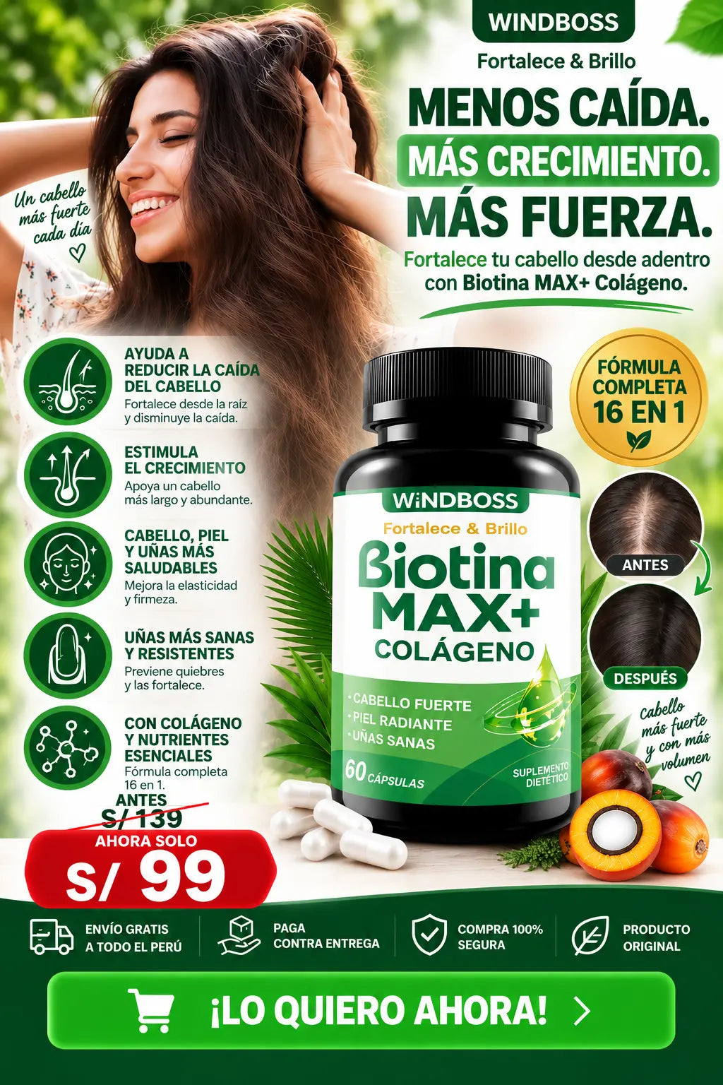 BIOTINA MAX + COLAGENO