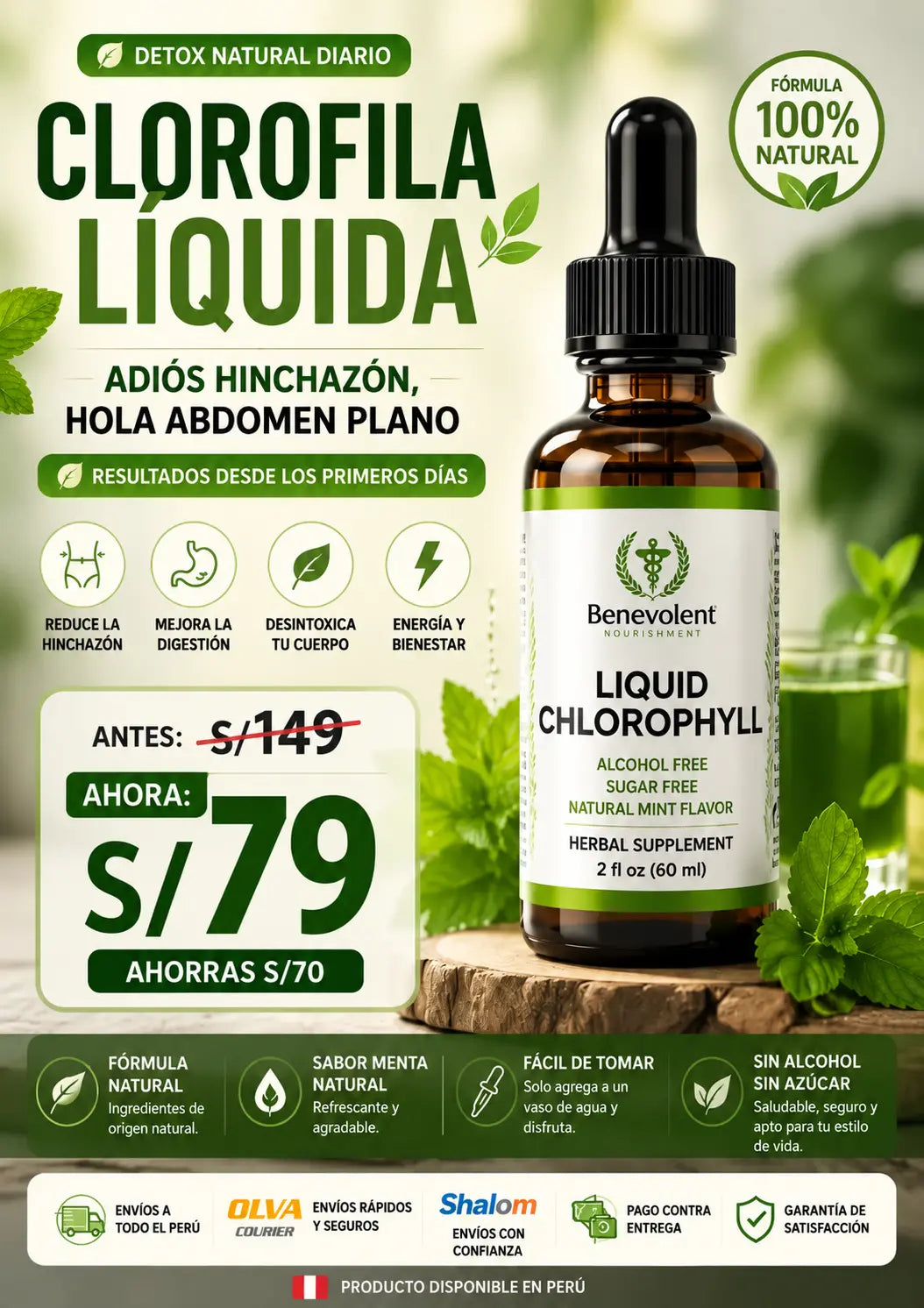 CLOROFILA LIQUIDA