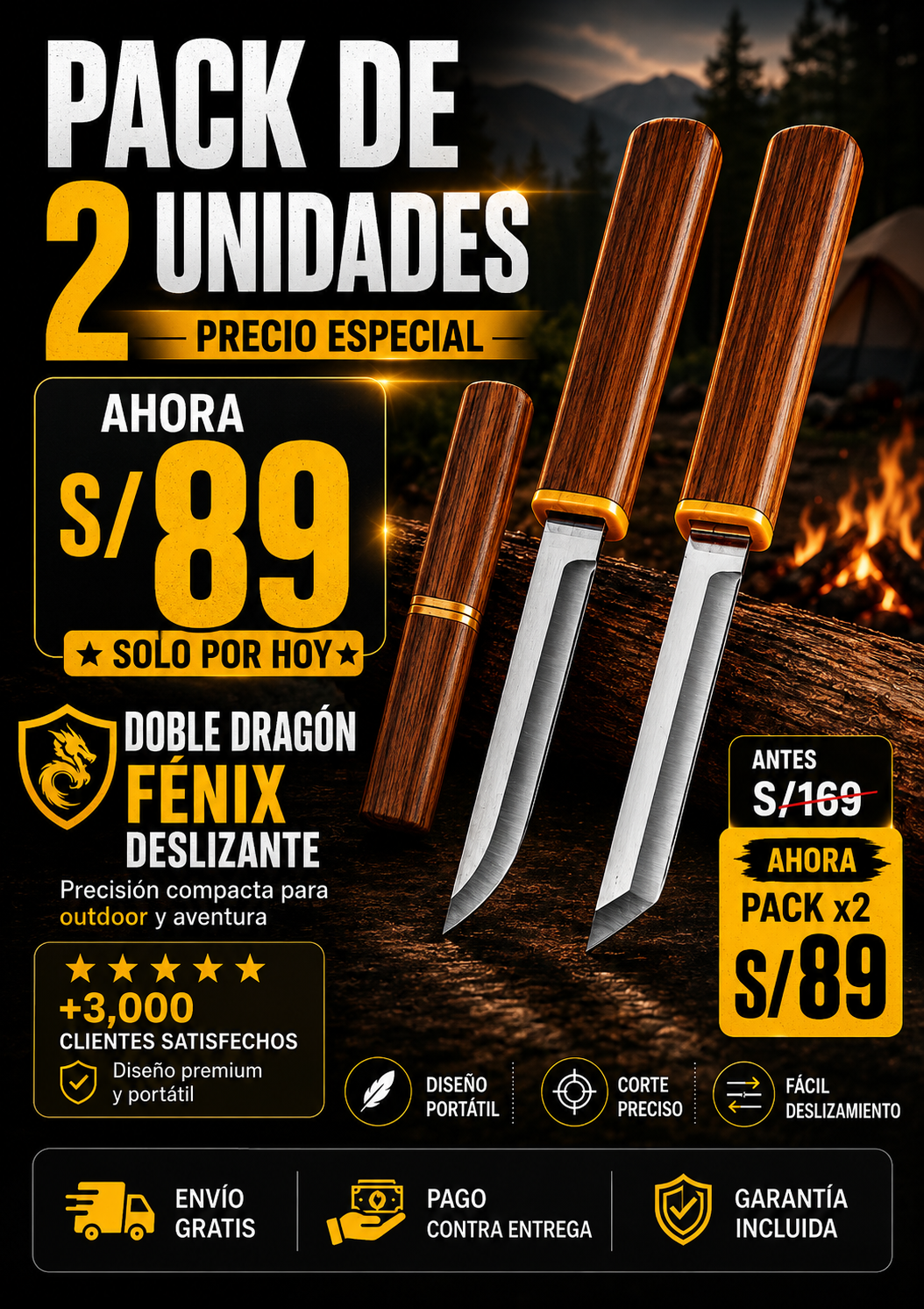 CUCHILLO SUPREMO PACK DE 2 UNIDADES
