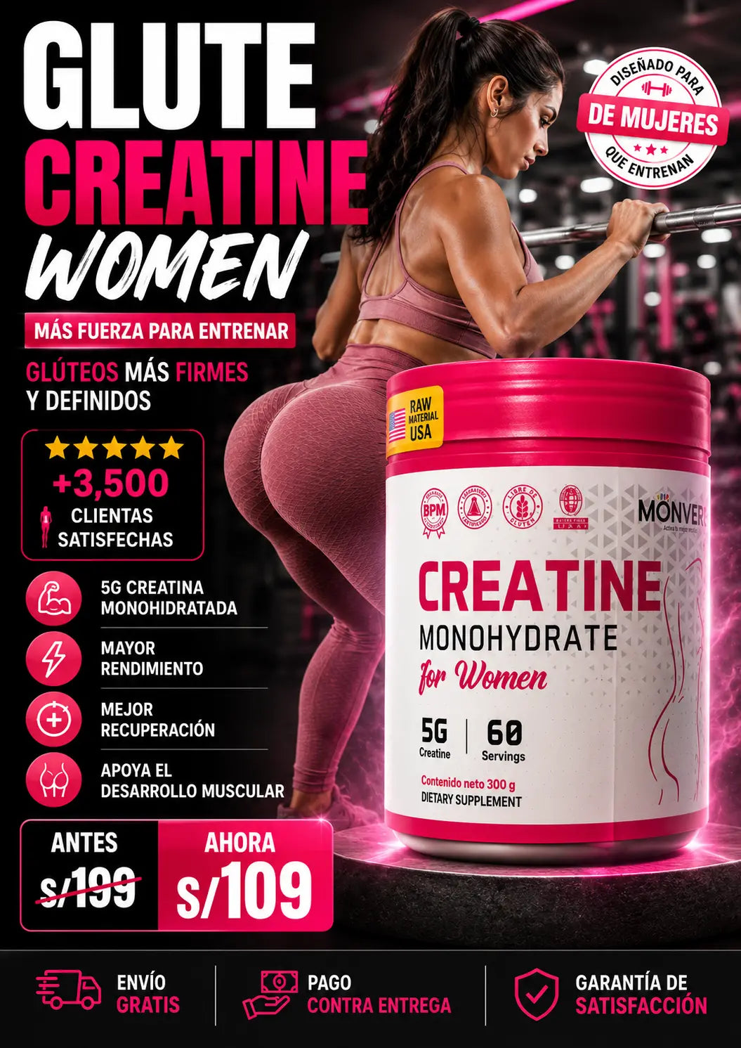 GLUTE CREATINE WOMEN