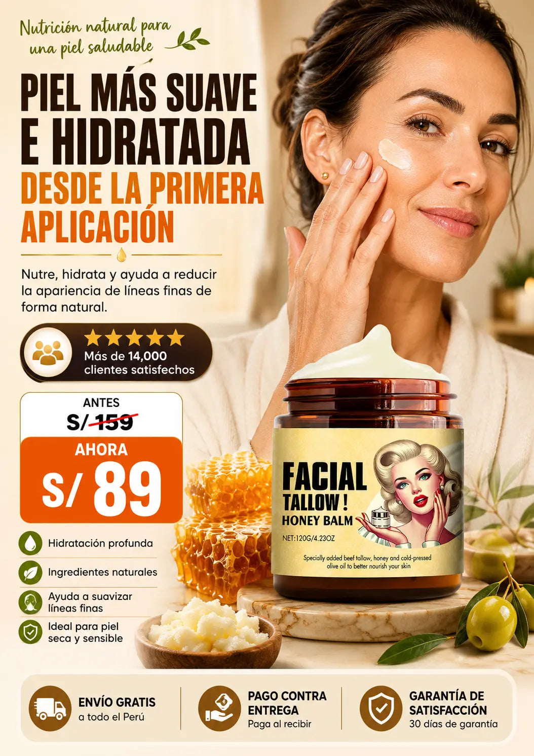 Cebo de Res para la Cara Original