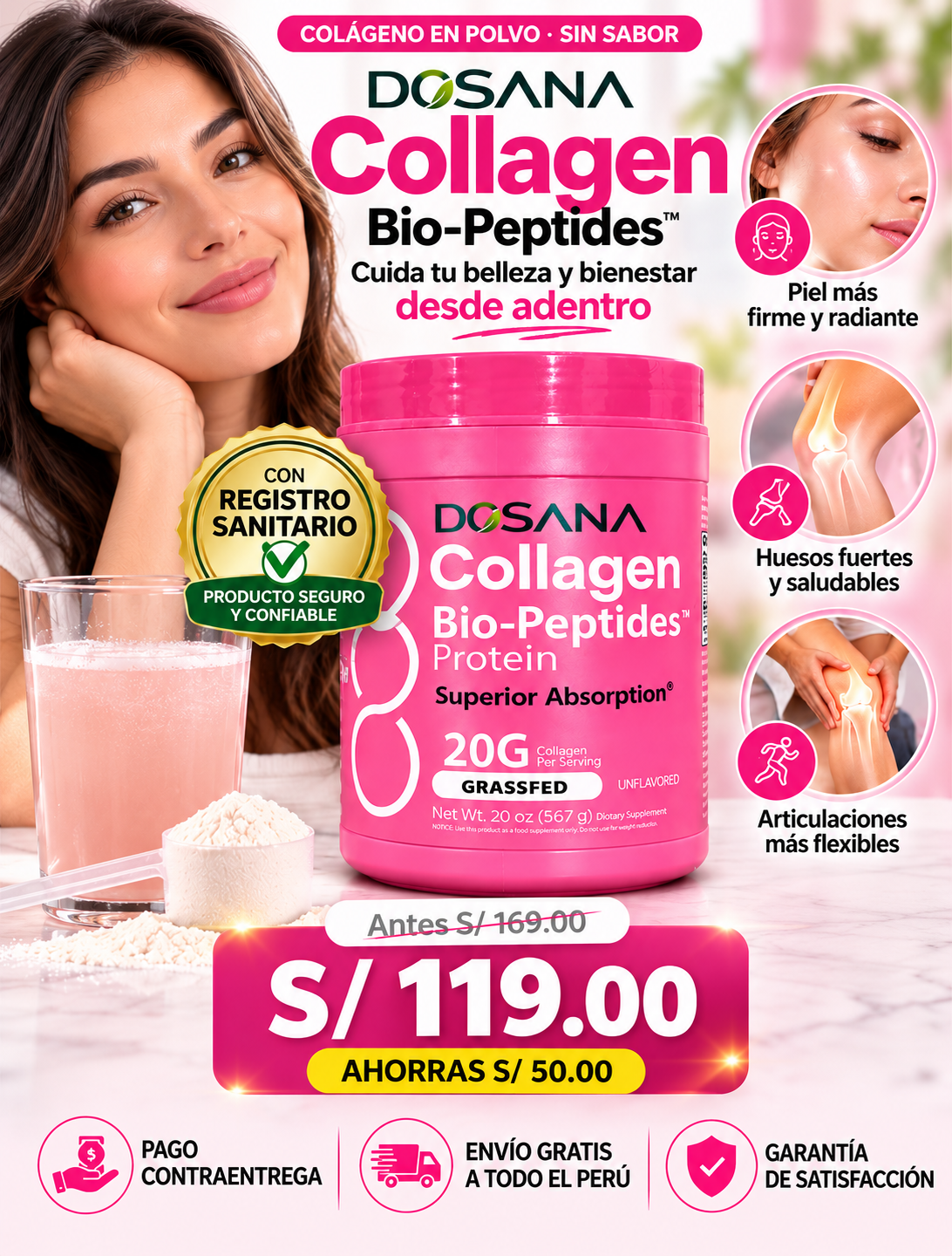 COLAGENO Dosana con Registro Sanitario